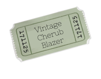 Vintage Cherub Blazer ticket