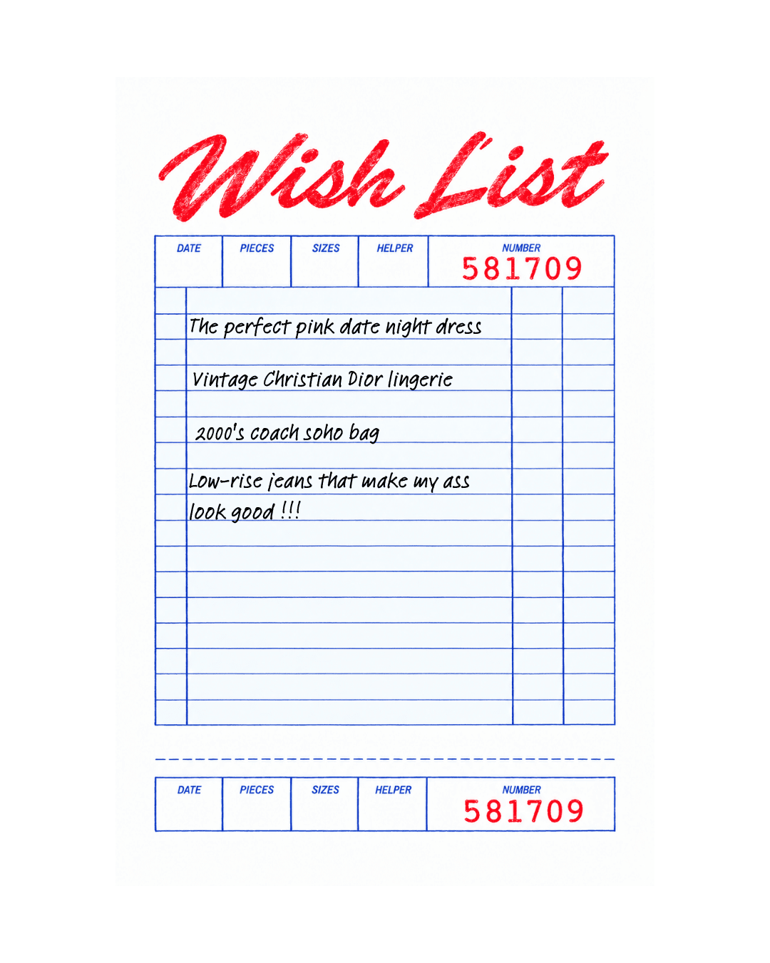 Wish list
